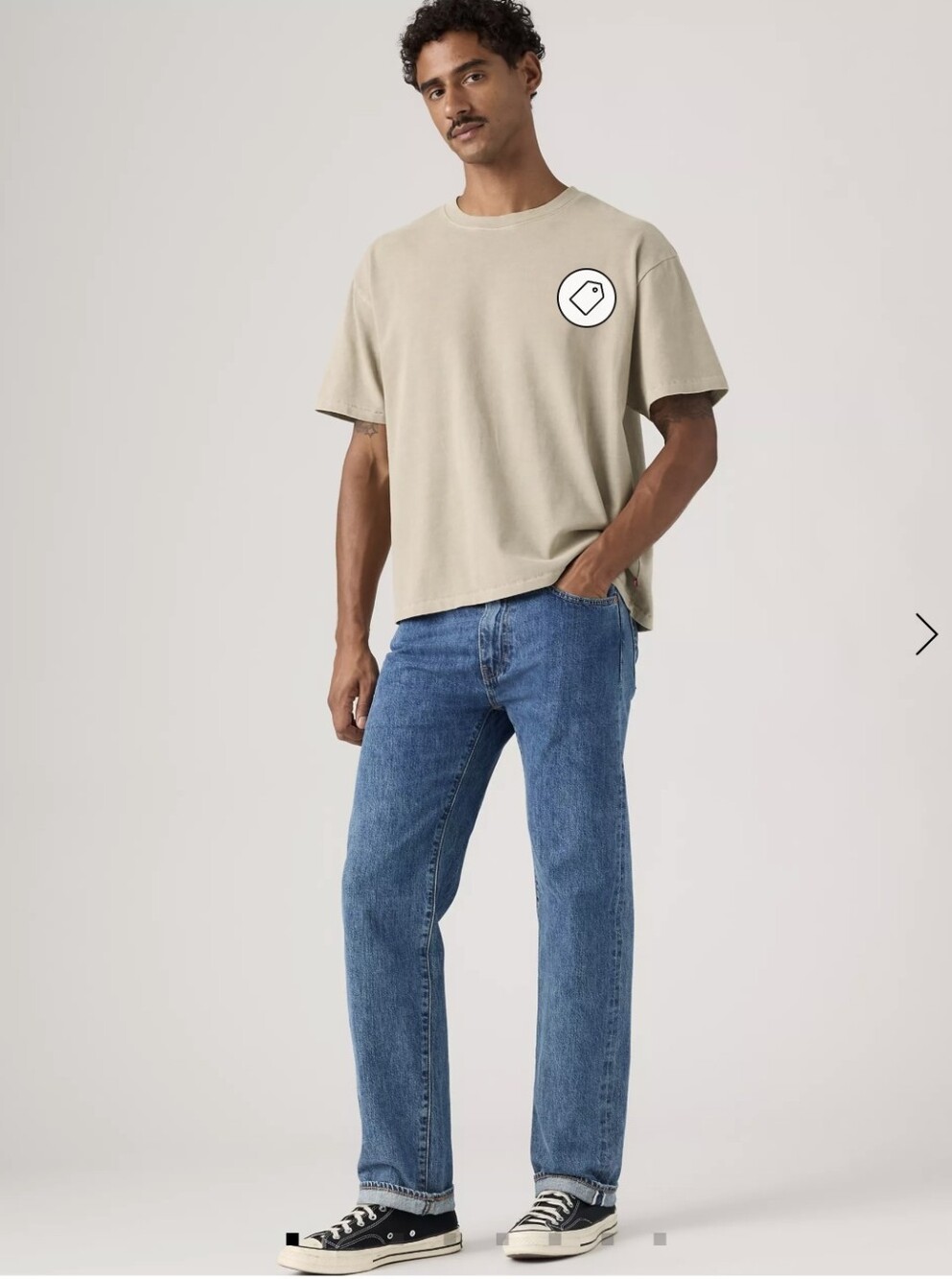 Levi's 505 Straight-Leg Denim Jeans - Medium Blue Wash